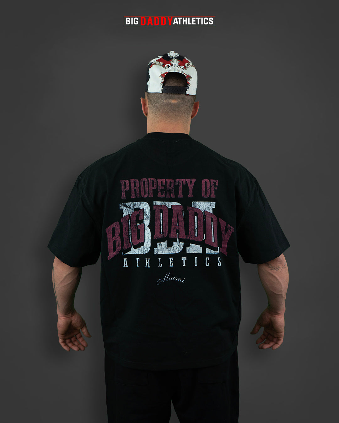 BDA PROPERTY OF CROPPED TEE